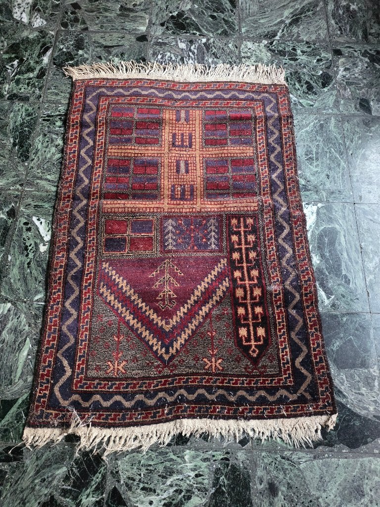 Perzisch tapijt 125 x 90 cm, Huis en Inrichting, Gebruikt, 100 tot 150 cm, Rechthoekig, 50 tot 100 cm