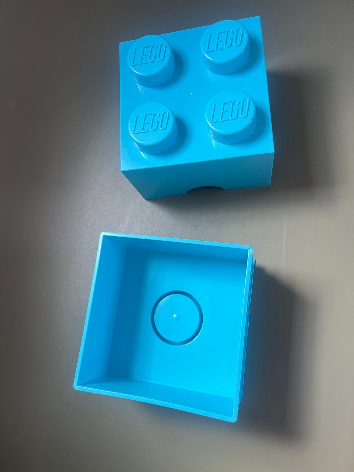 Lego Opbergdoos - Lichtblauw 2x2 Noppen, Ophalen, Gebruikt, Accessoire, Lego