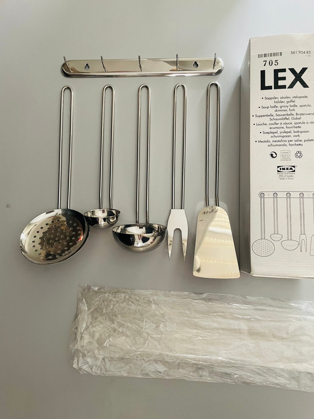 Vintage 80’s IKEA LEX Keukengerij Nieuw in Doos, Huis en Inrichting, Keuken | Bestek, Nieuw, Bestekset, Serveergerei, Rvs of Chroom