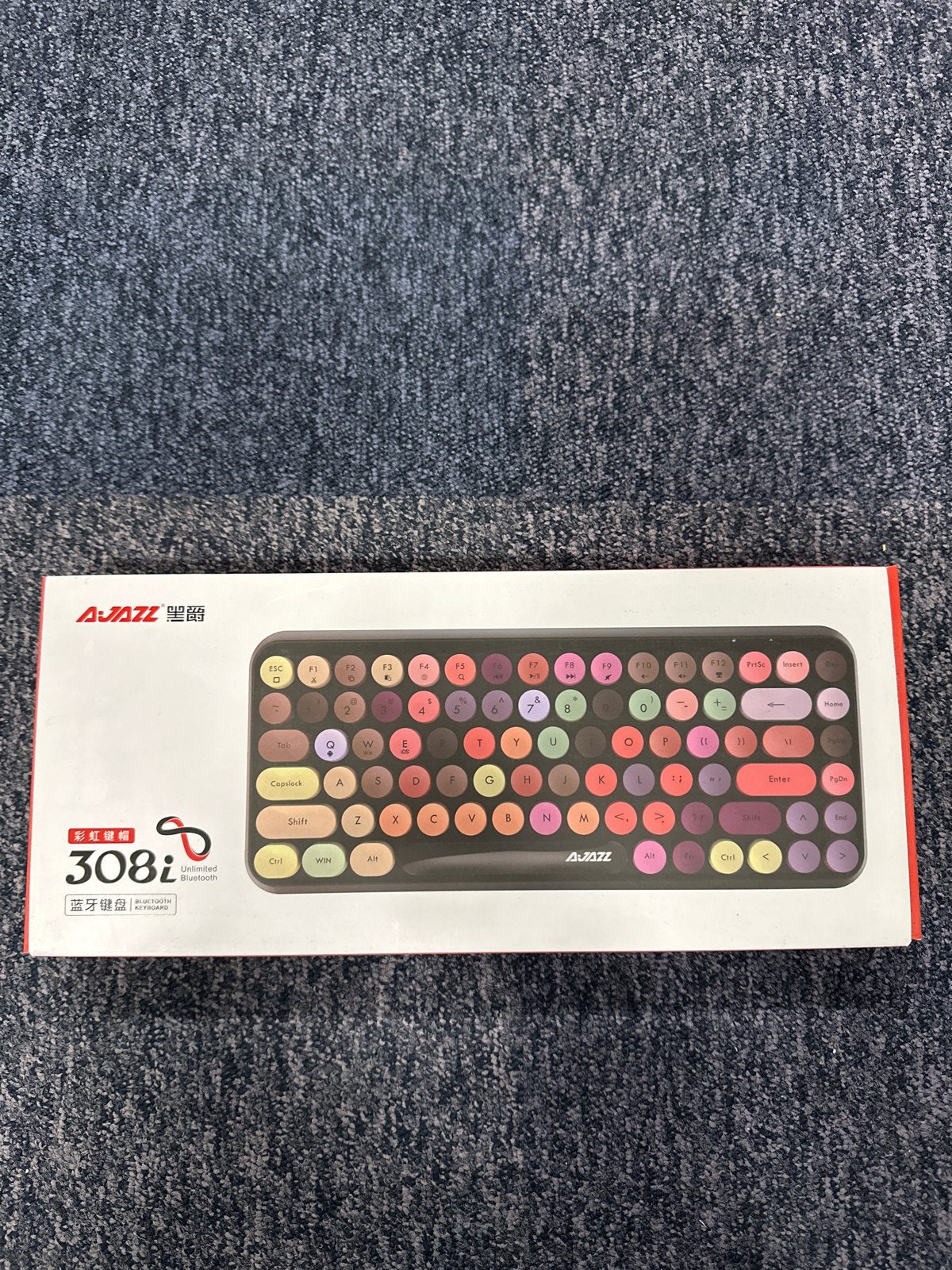 AJAZZ 308i Draadloos Toetsenbord - Nieuw in Doos, Draadloze ontvanger, Nieuw, Ophalen of Verzenden, Draadloos