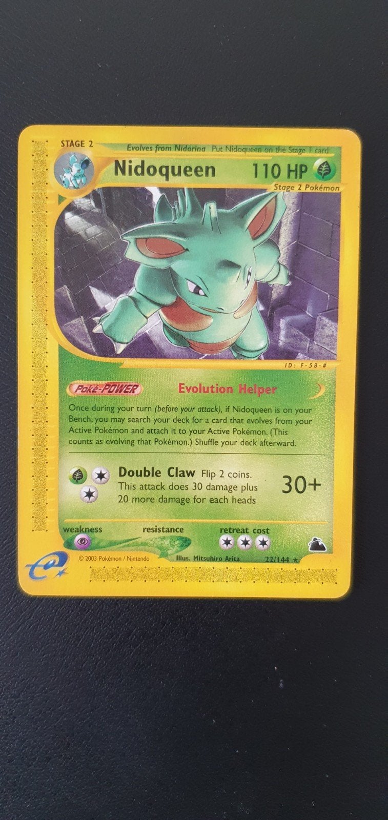 Nidoqueen 22/144 pokemon kaart, Ophalen of Verzenden, Zo goed als nieuw