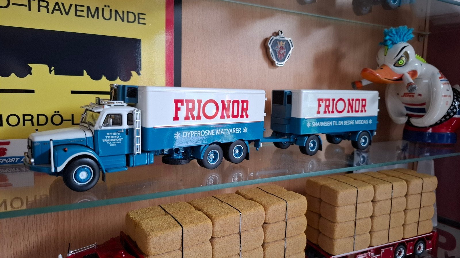 Tekno Scania Vabis Sties, Ophalen of Verzenden, Zo goed als nieuw, Bus of Vrachtwagen, Tekno