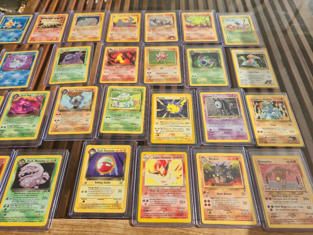 Vintage Pokemon kaarten – Los te koop, Ophalen of Verzenden, Zo goed als nieuw, Meerdere kaarten