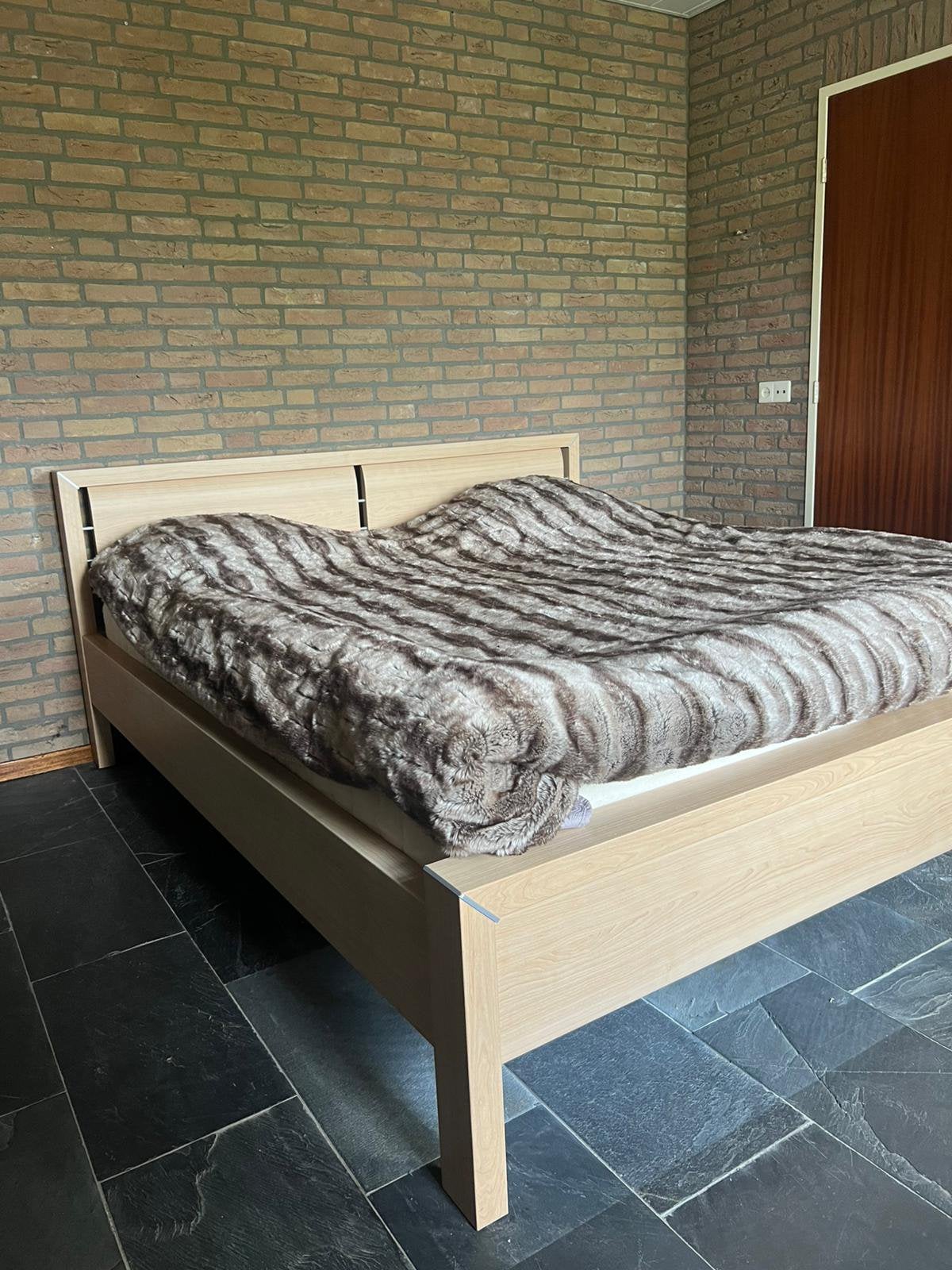 2 persoonsbed 180 x 200, Ophalen, Tweepersoons, Zo goed als nieuw, 180 cm