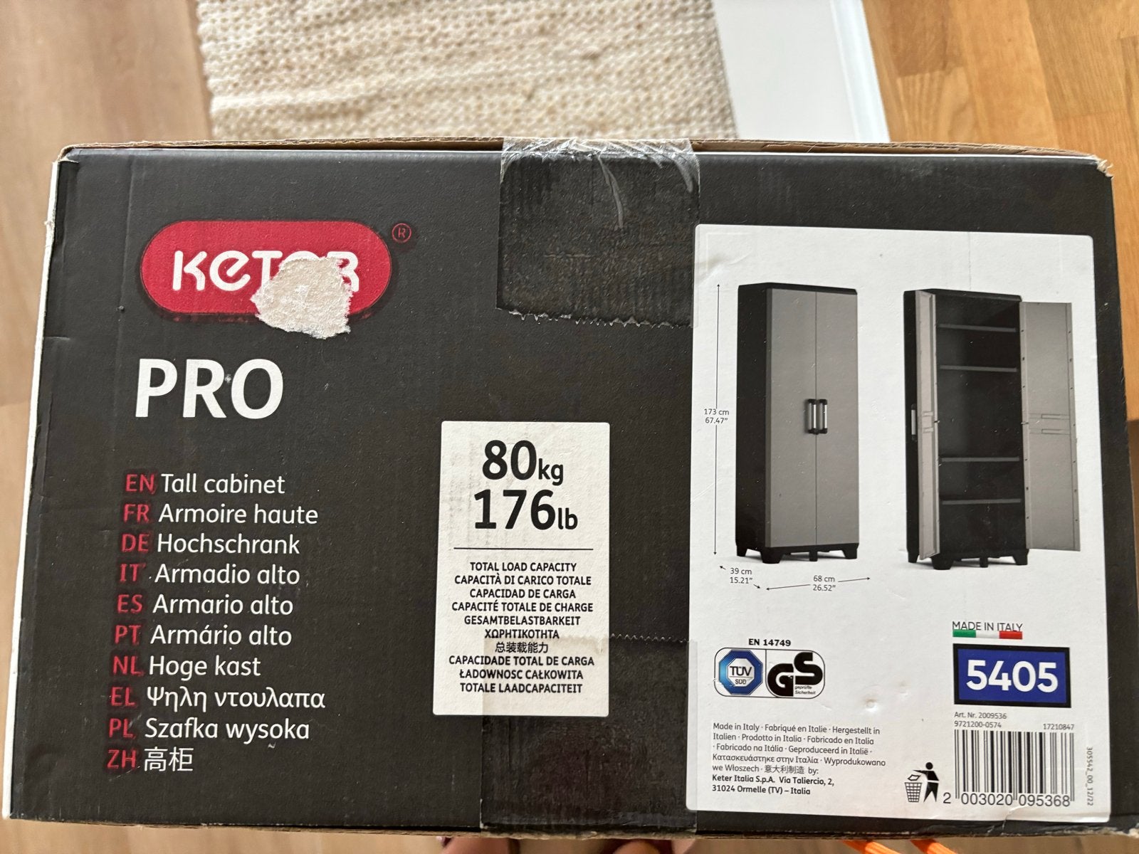 Keter Pro Hoge Kast - Nieuw in doos, Kunststof, Nieuw, 150 tot 200 cm, 25 tot 50 cm