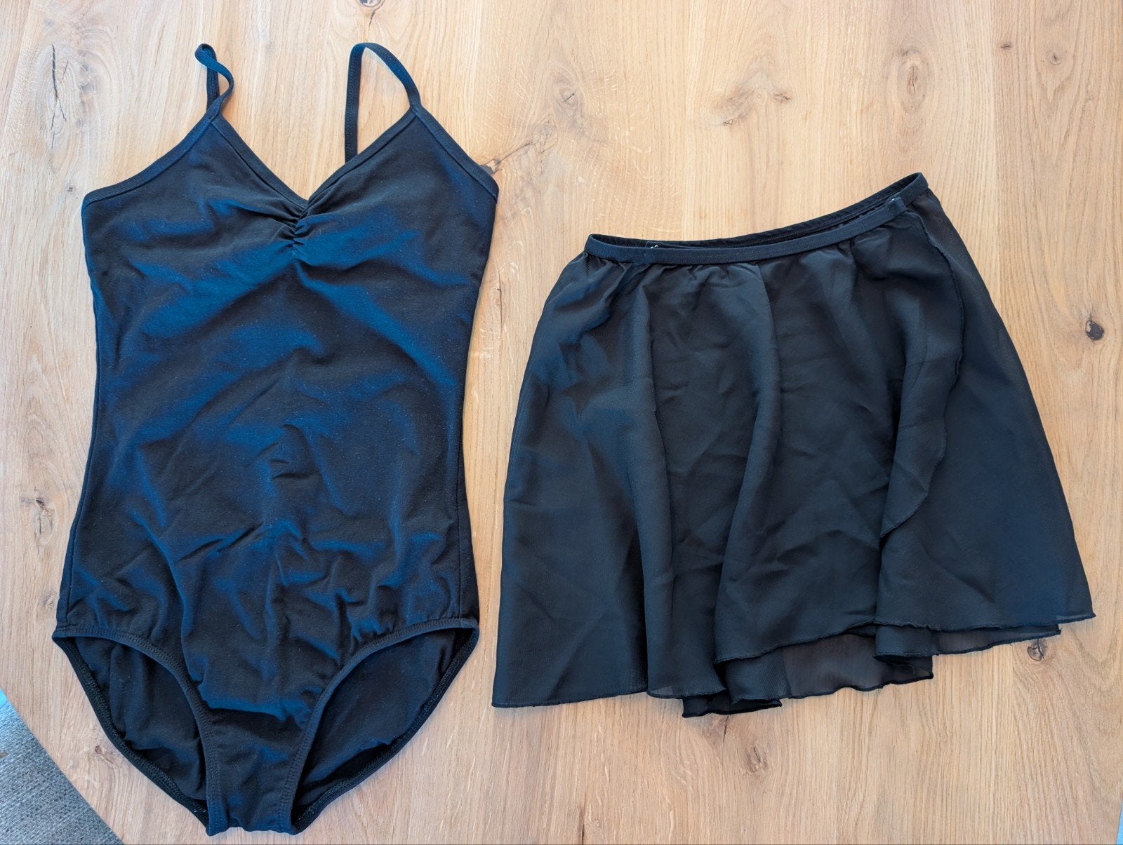 zwart balletpakje met rokje maat 146, zeer goede staat, Ophalen of Verzenden, Zo goed als nieuw, Kleding