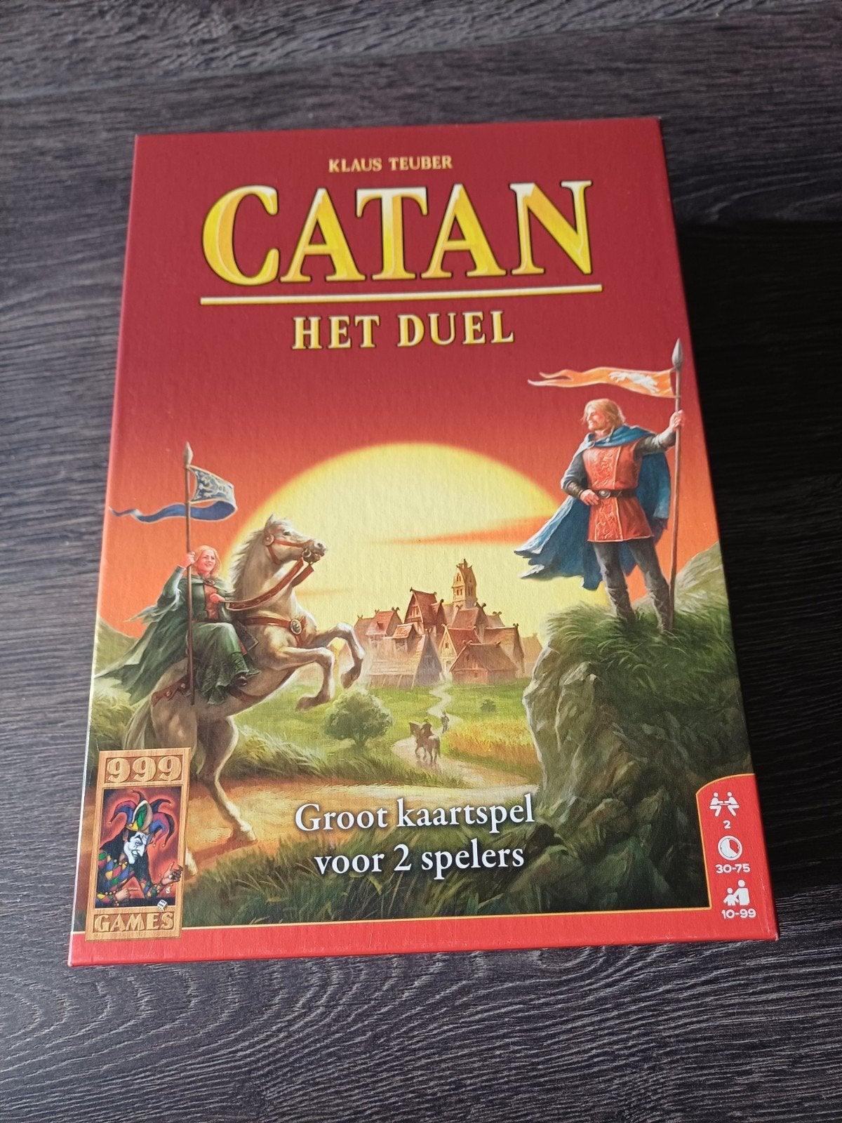 Catan: Het Duel - Zo goed als nieuw en compleet, Hobby en Vrije tijd, Gezelschapsspellen | Kaartspellen, Een of twee spelers, Ophalen of Verzenden