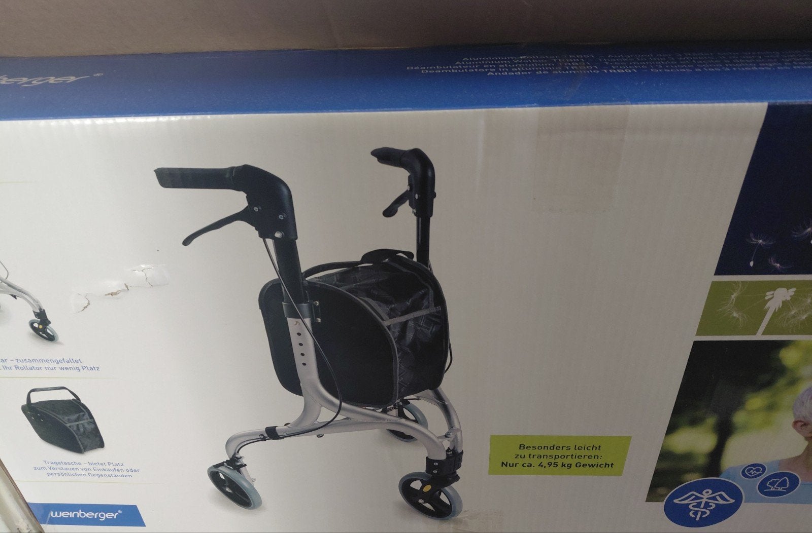rollator, Diversen, Ophalen of Verzenden, Lichtgewicht, Zo goed als nieuw