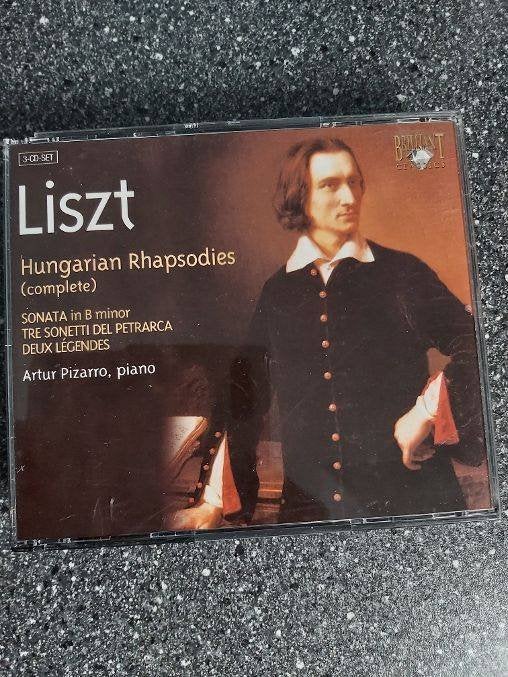3 CD FRANZ LISZT - HUNGARIAN RHAPSODIES (COMPLETE), Ophalen of Verzenden, Romantiek, Gebruikt, Overige typen