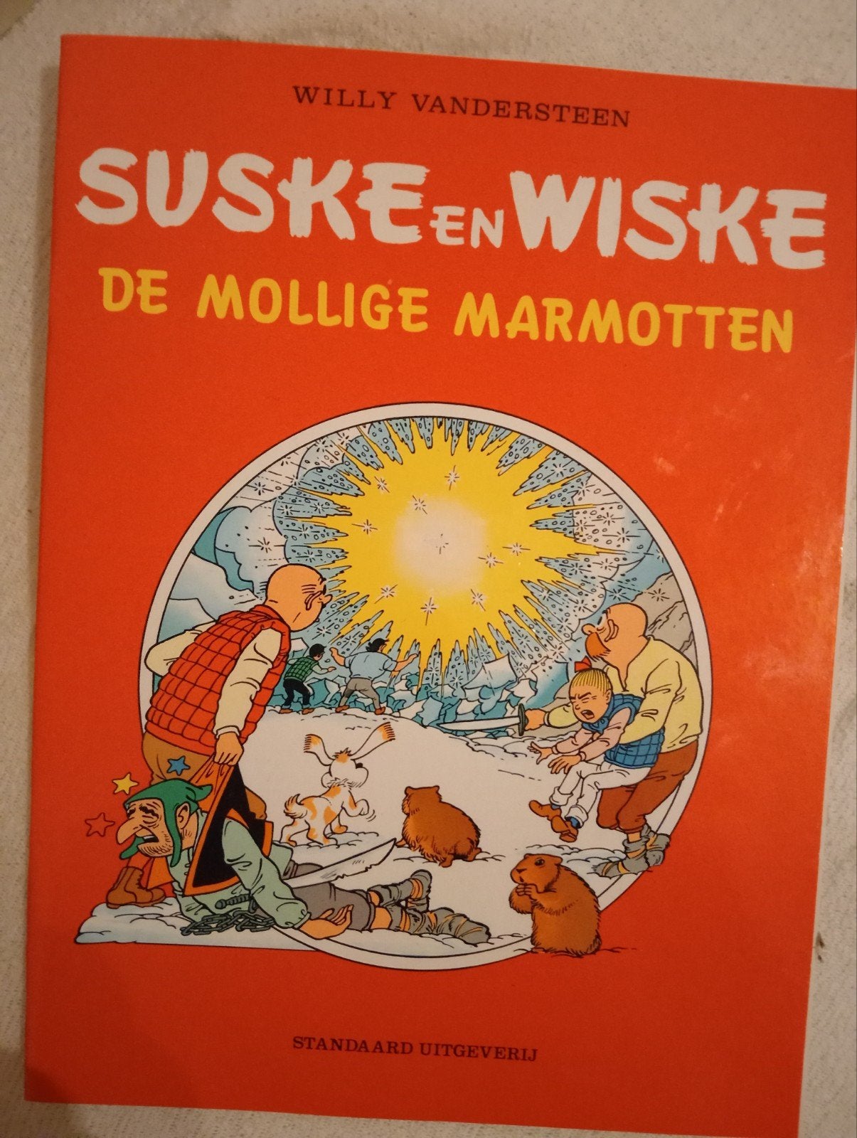 Suske en Wiske - De Mollige Marmotten, Eén stripboek, Ophalen of Verzenden, Gelezen, Willy Vandersteen