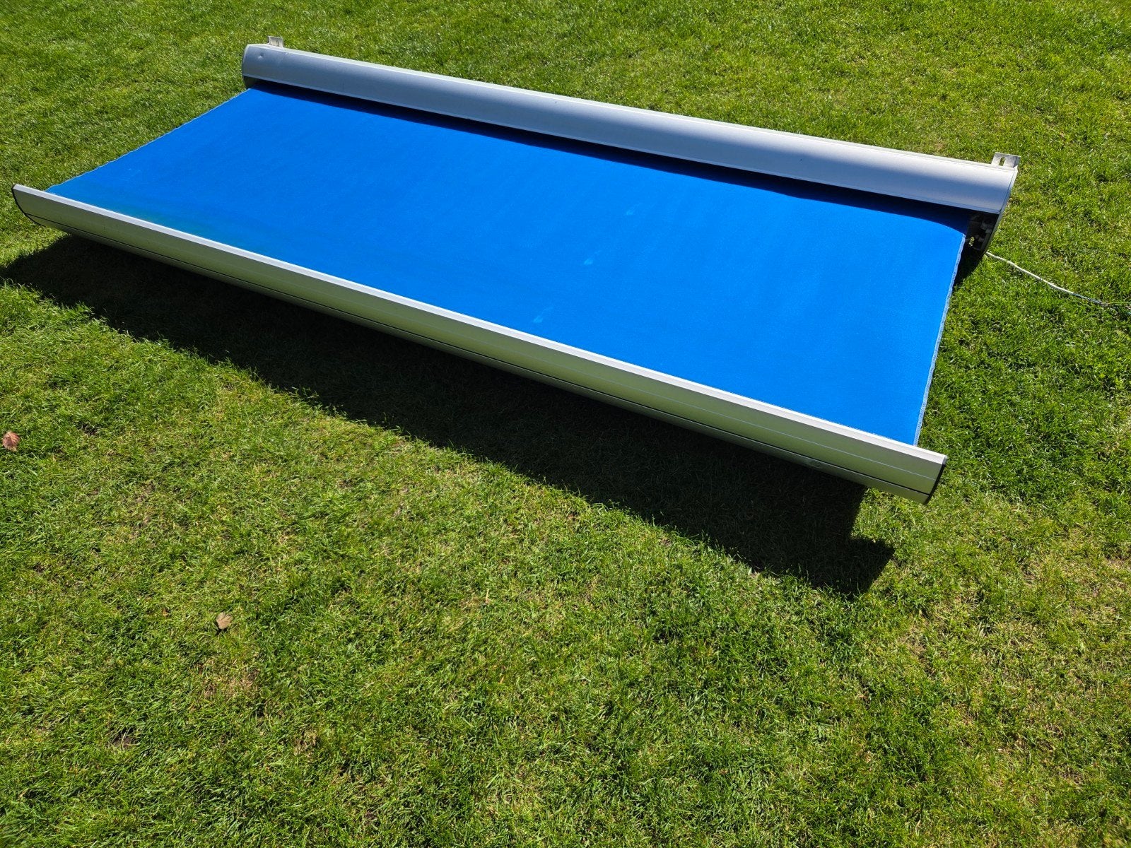 Klein Verano zonnescherm Elektrisch 2,5 m breed somfy, Elektrisch, Ophalen of Verzenden, Zo goed als nieuw, 250 cm tot 450 cm
