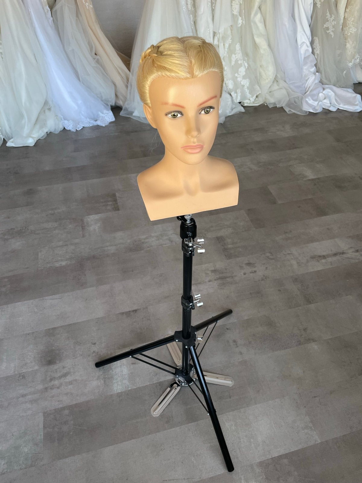 Oefenhoofd met standaard - Blond haar, Ophalen, Gebruikt, Overige typen