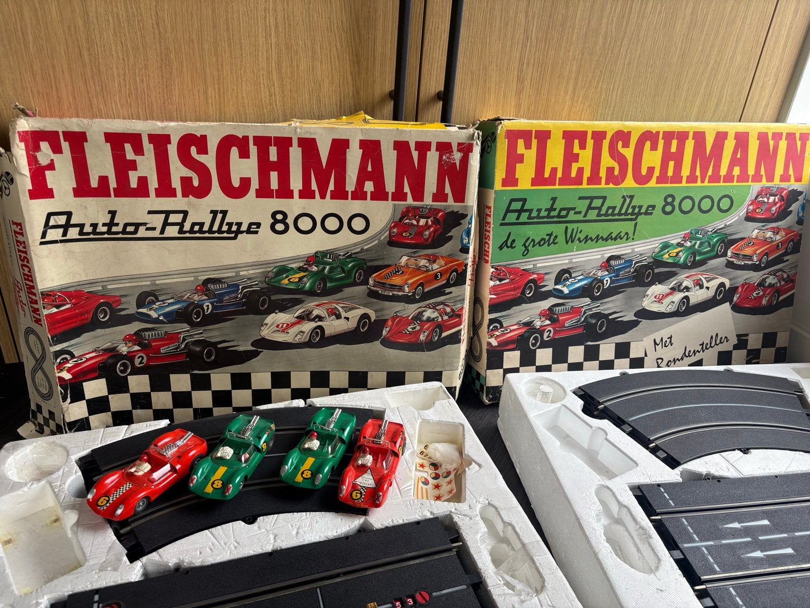 Fleischmann Auto-Rallye 8000 Racebaan Onderdelen, Ophalen, Gebruikt, Elektrisch, Fleischmann