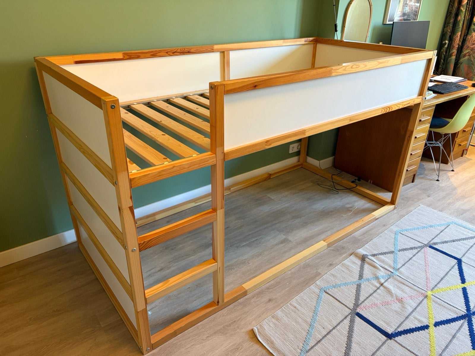 Ikea Kura hoogslaper, Kinderen en Baby's, Kinderkamer | Stapelbedden en Hoogslapers, Ophalen, Gebruikt, Hoogslaper