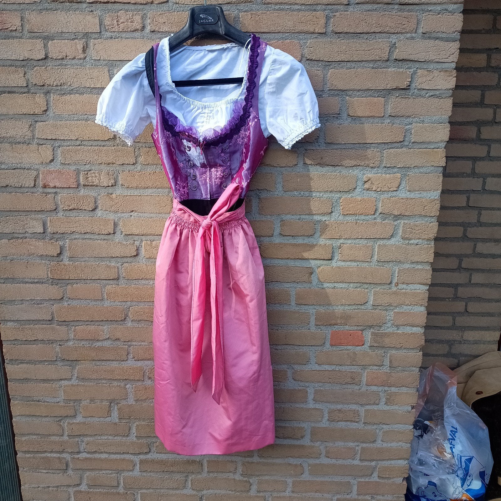 Dirndl 34 set Hammerschmidt jurk schort Stockerpoint blouse, Ophalen of Verzenden, Overige thema's, Maat 34 (XS) of kleiner, Gedragen