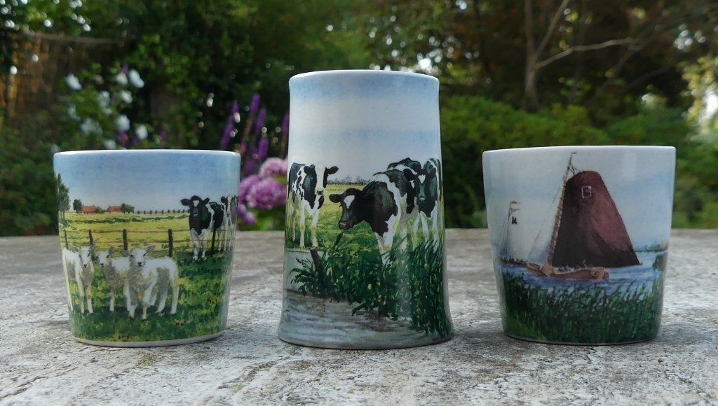 Diverse delen Nieuw Wiebe van de Zee Servies, Overige merken, Landelijk/Boerenbont, Nieuw, Ophalen of Verzenden