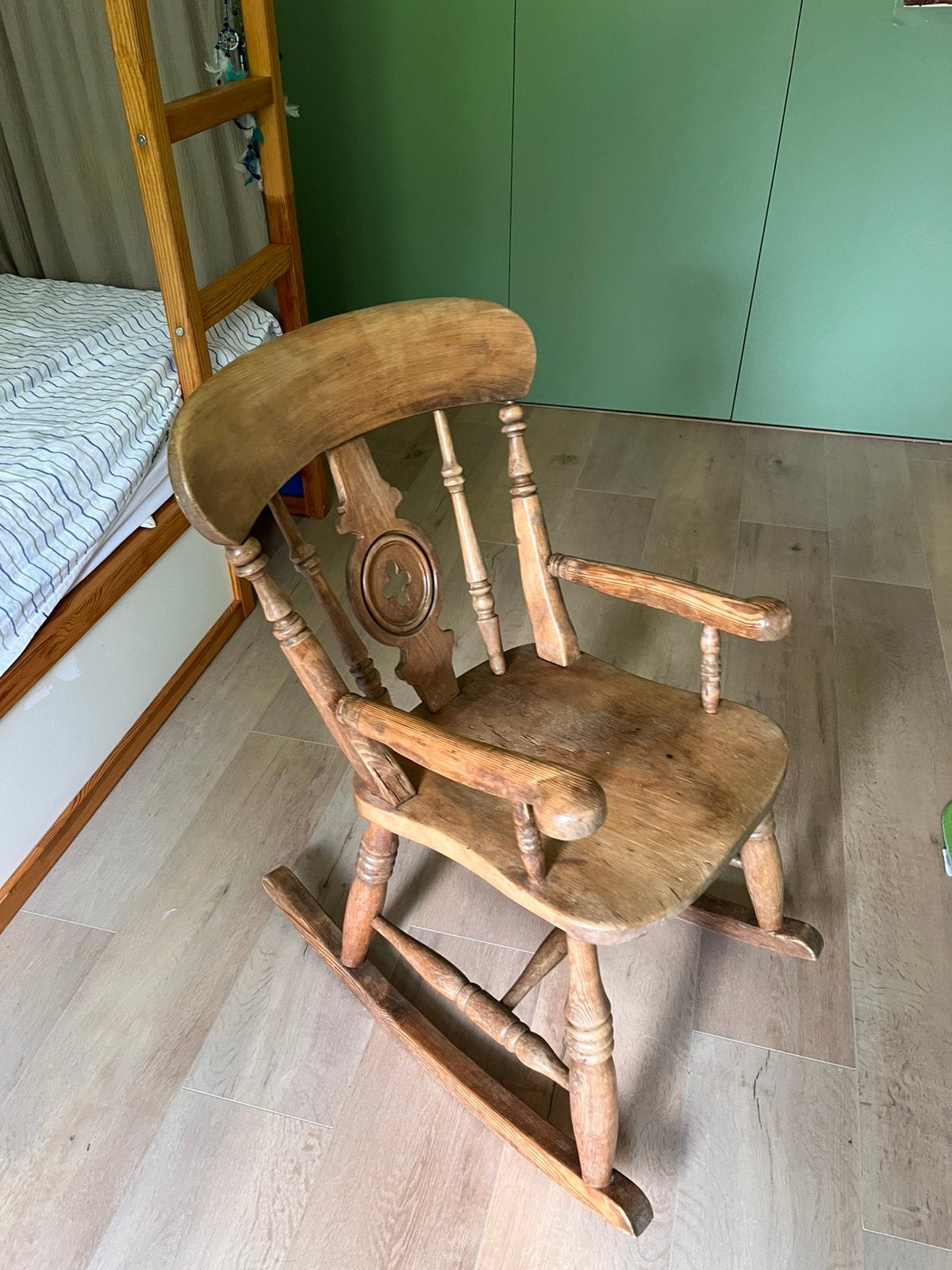Kinder schommelstoel antiek, Antiek en Kunst, Ophalen of Verzenden