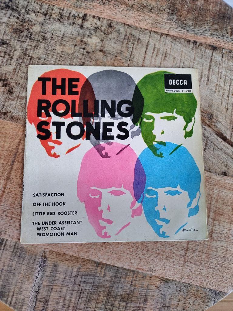 Rolling Stones EP Spanje , Off the hook Little red rooster, Gebruikt, Fotohoes, 7 inch, Ophalen of Verzenden