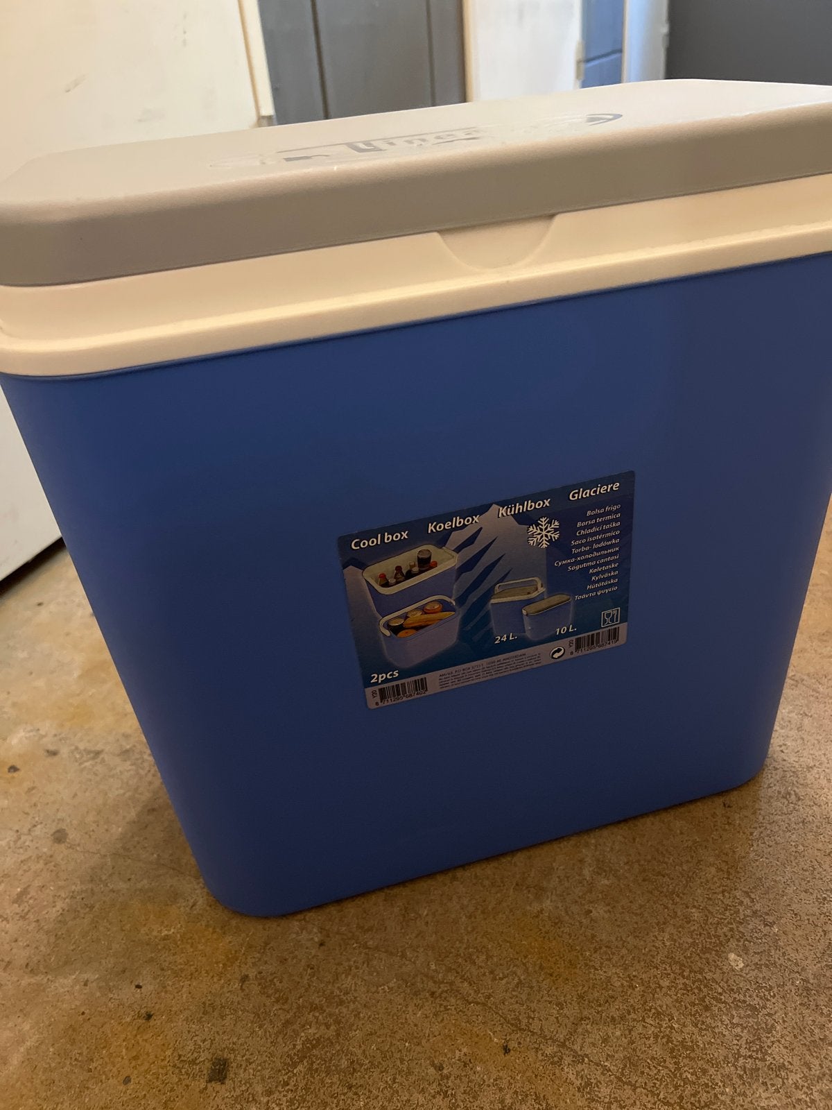 Linea Sphera Koelbox - 24L, Blauw/Wit, Ophalen, Nieuw, Koelbox, Koelelement