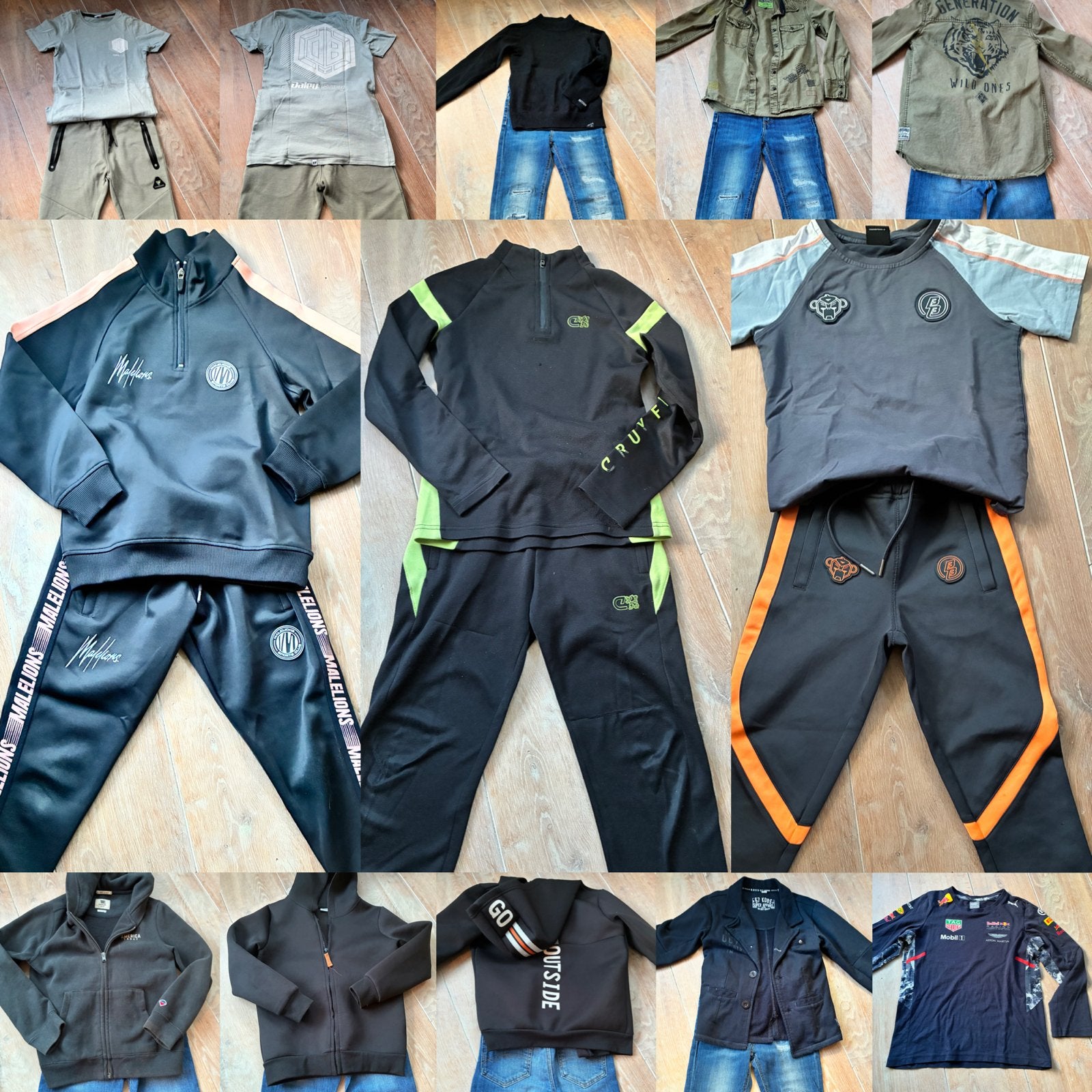 Kledingpakket sportieve jongens maat 128 (7/8 jaar), Ophalen, Gebruikt, Maat 128