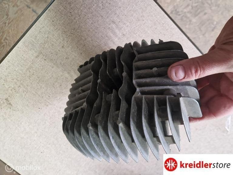 Kreidler Super Breitwand ciinderkop Zwart origineel gevlakt, Fietsen en Brommers, Brommeronderdelen | Kreidler, Gebruikt, Kreidler