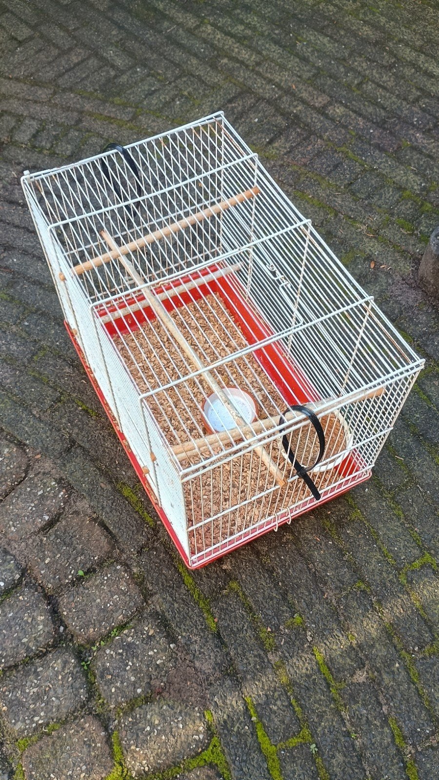 vogelkooi, Ophalen, Gebruikt, Metaal, Vogelkooi