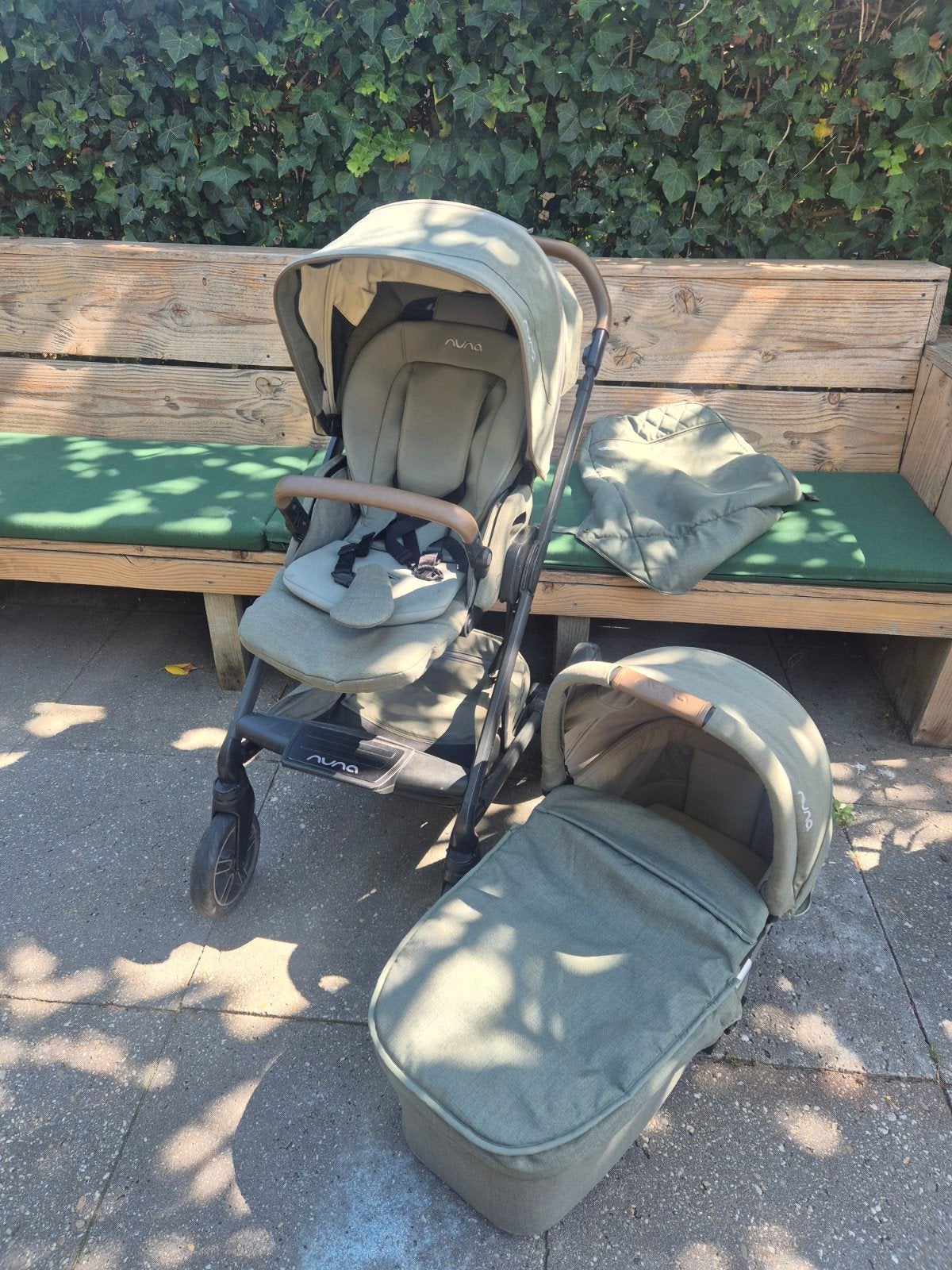Nuna Mixx Next kinderwagen - 4 jaar oud, goede staat, Gebruikt, Ophalen of Verzenden, Met reiswieg, Kinderwagen