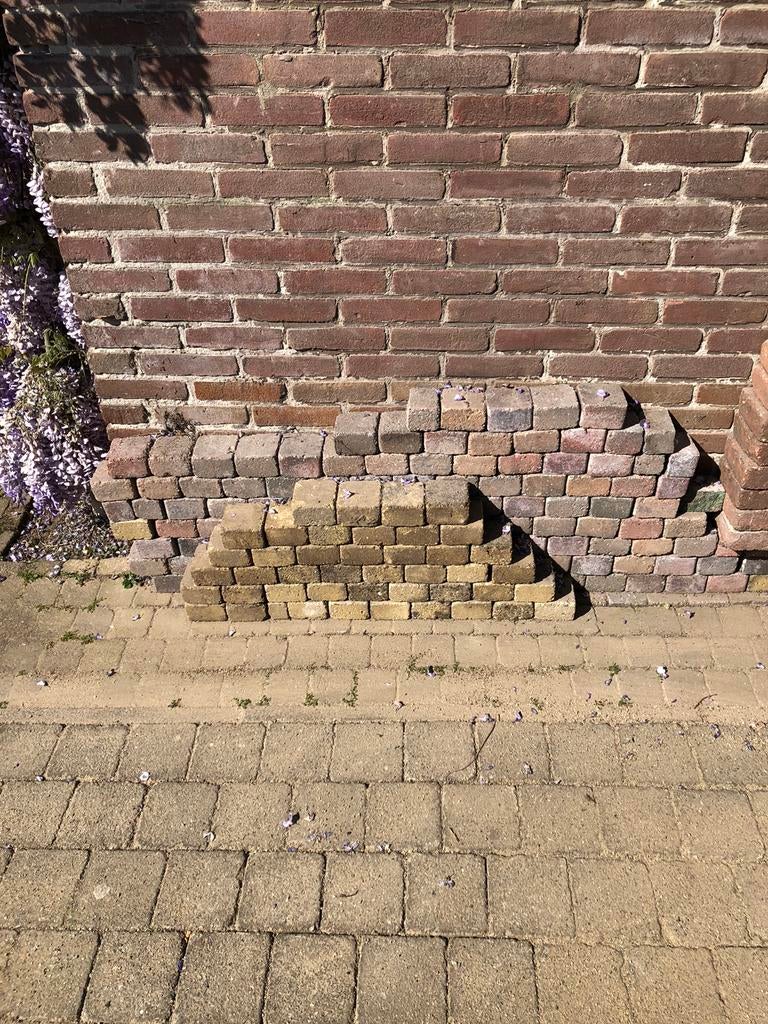 Koppelstones 10x10x6  120 stuks 15x15x6 150stuks, Tuin en Terras, Ophalen, Beton, Klinkers