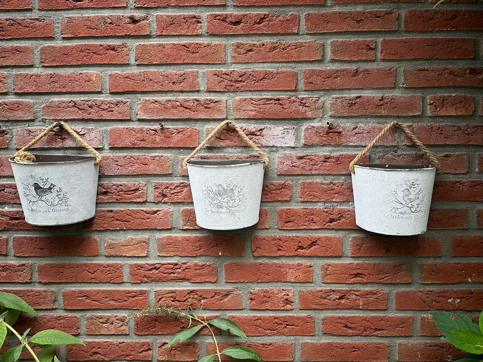 3 Hanging baskets bloempotten nieuw, Gebruikt, Minder dan 30 cm, Minder dan 60 cm, Rond