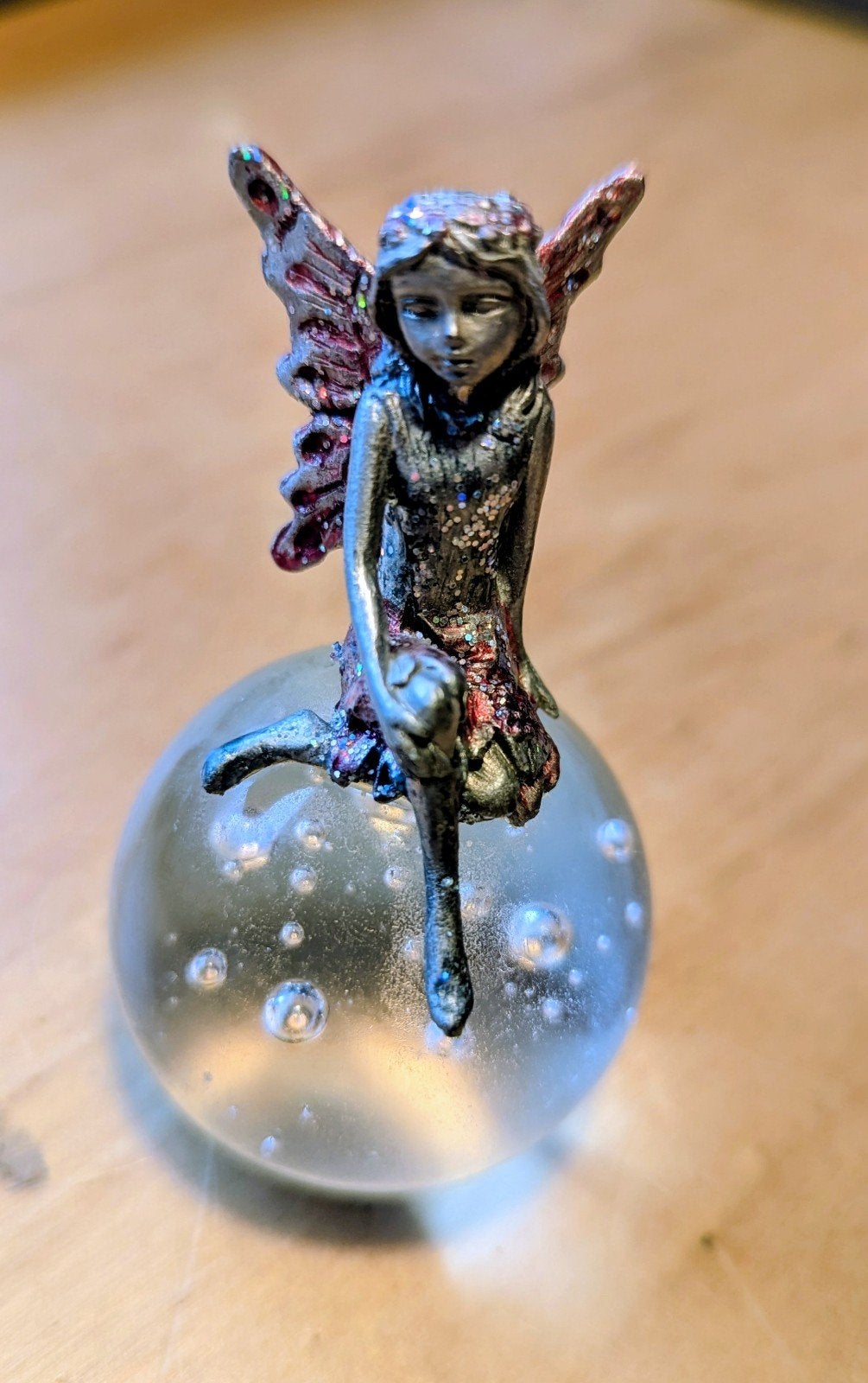 Betoverend Elfje op Glazen Bol - Fantasy Decoratie 625503, Ophalen of Verzenden, Gebruikt, Fantasy