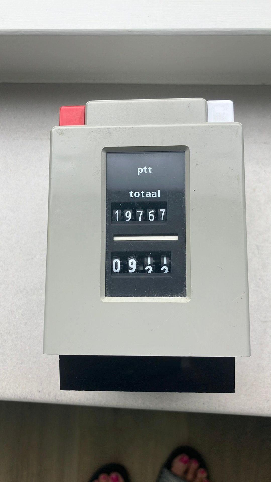 Vintage PTT kostenteller uit 1986, Sodeco, Htf 6952 PH, Ophalen of Verzenden, Overige typen