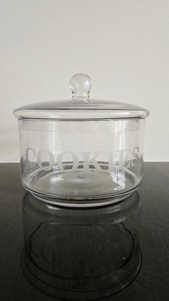 Mooie glazen koek schaal. Diameter van 24 cm, Ophalen of Verzenden