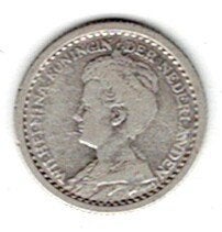 26-1483 Nederland 10 cent 1911, Verzenden, Zilver, 10 cent, Koningin Wilhelmina