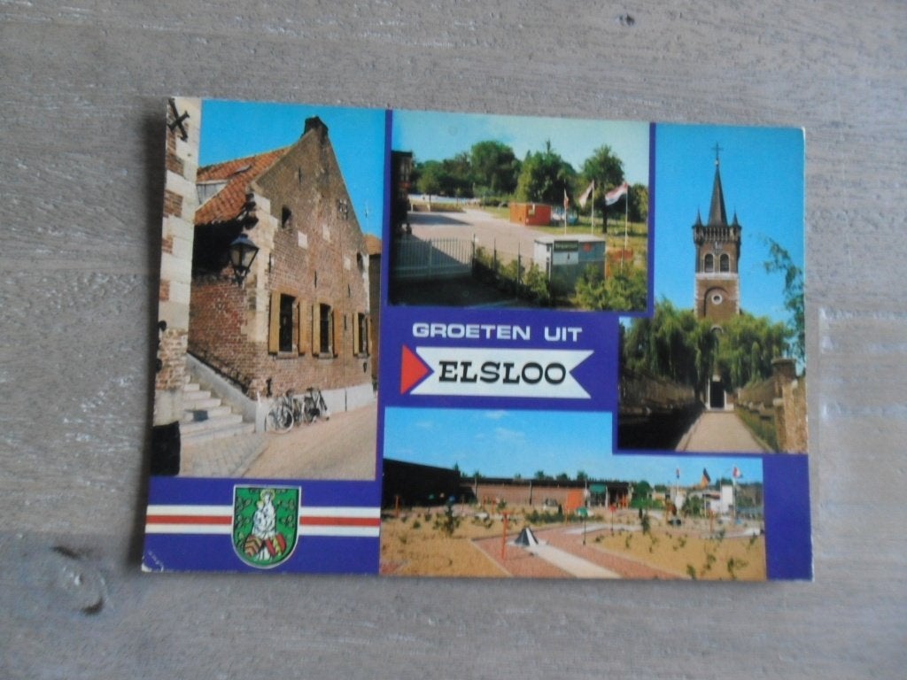 Elsloo, midgetgolf/kerk 1978, Verzamelen, Verzenden, 1980 tot heden, Gelopen, Noord-Brabant