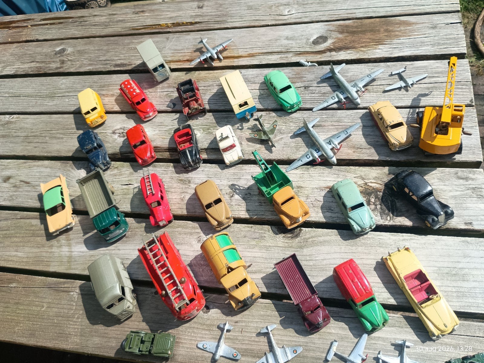 Grote verzameling vintage Dinky Toys, Hobby en Vrije tijd, Modelauto's | 1:43, Ophalen of Verzenden, Gebruikt, Auto, Dinky Toys