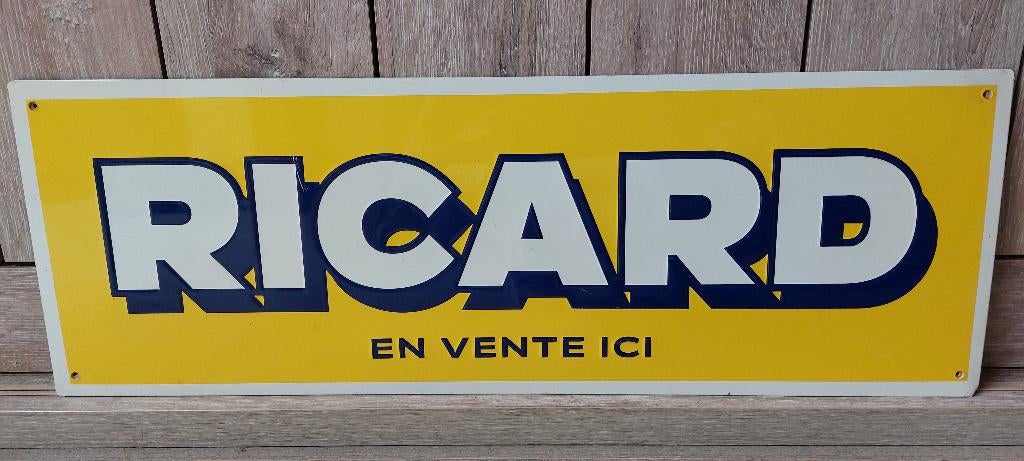 Reclamebord Ricard, Verzamelen, Merken en Reclamevoorwerpen, Ophalen of Verzenden, Nieuw, Reclamebord