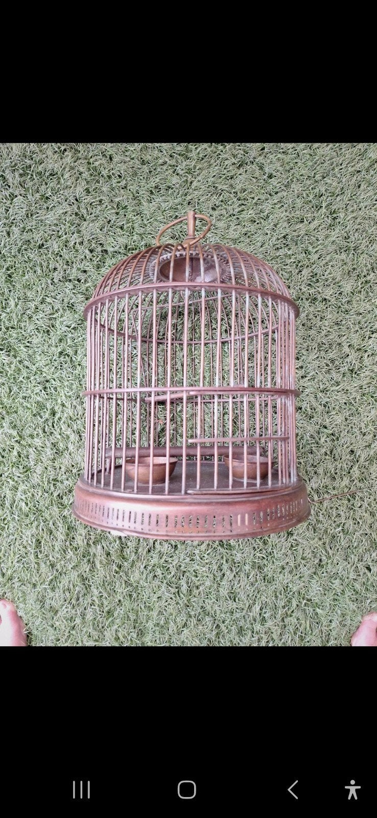 Antiek.vintage deco kooi vogelkooi, Ophalen