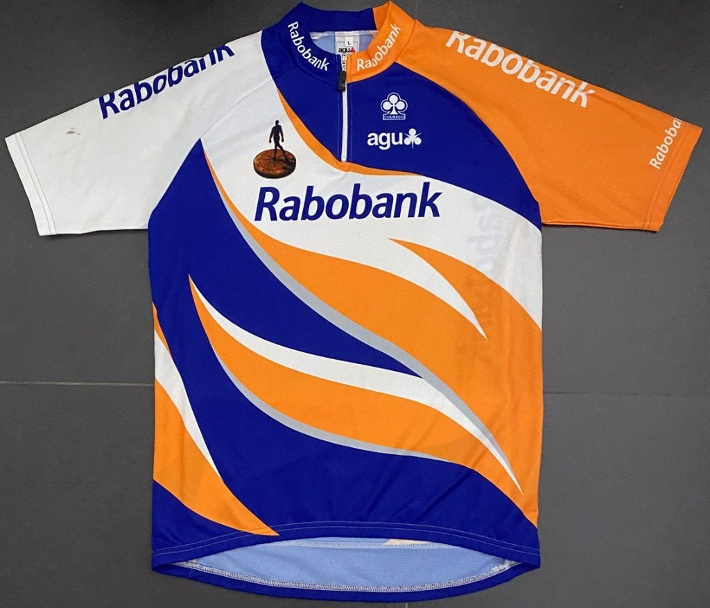 Wielershirt RABOBANK 2002 – STEVEN DE JONGH + naam op label, Ophalen of Verzenden, Overige typen
