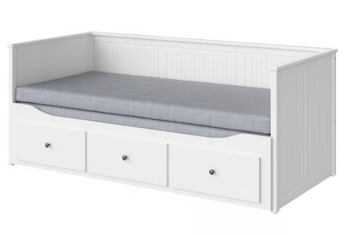 Hemnes bed, Eenpersoons, Wit, Ophalen of Verzenden, Zo goed als nieuw