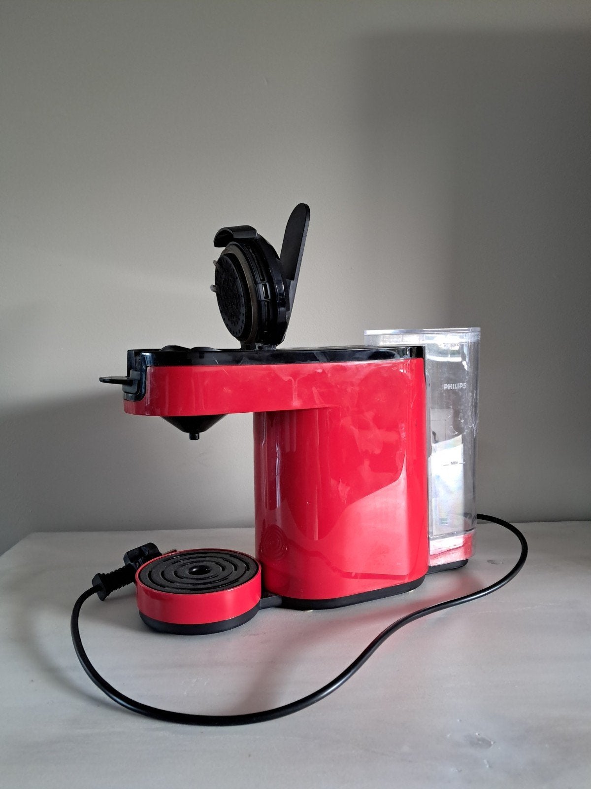Philips Senseo Koffiezetapparaat Rood, Ophalen, Koffiemachine, Zo goed als nieuw, 2 tot 4 kopjes