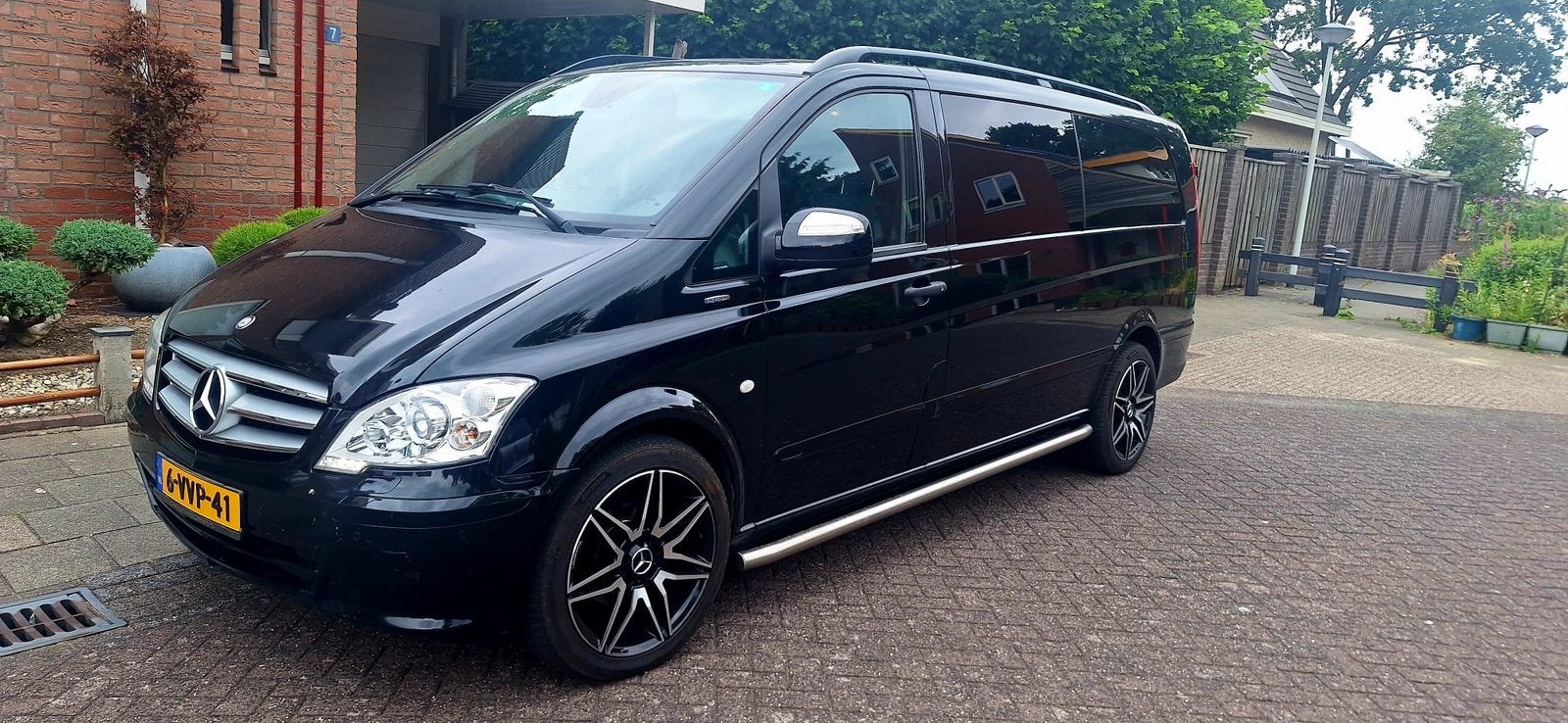 Mercedes-Benz Vito V6 3.0 122 CDI 343 DC Comfort 2012 Zwart, Automaat, 0 kg, Diesel, Grijs