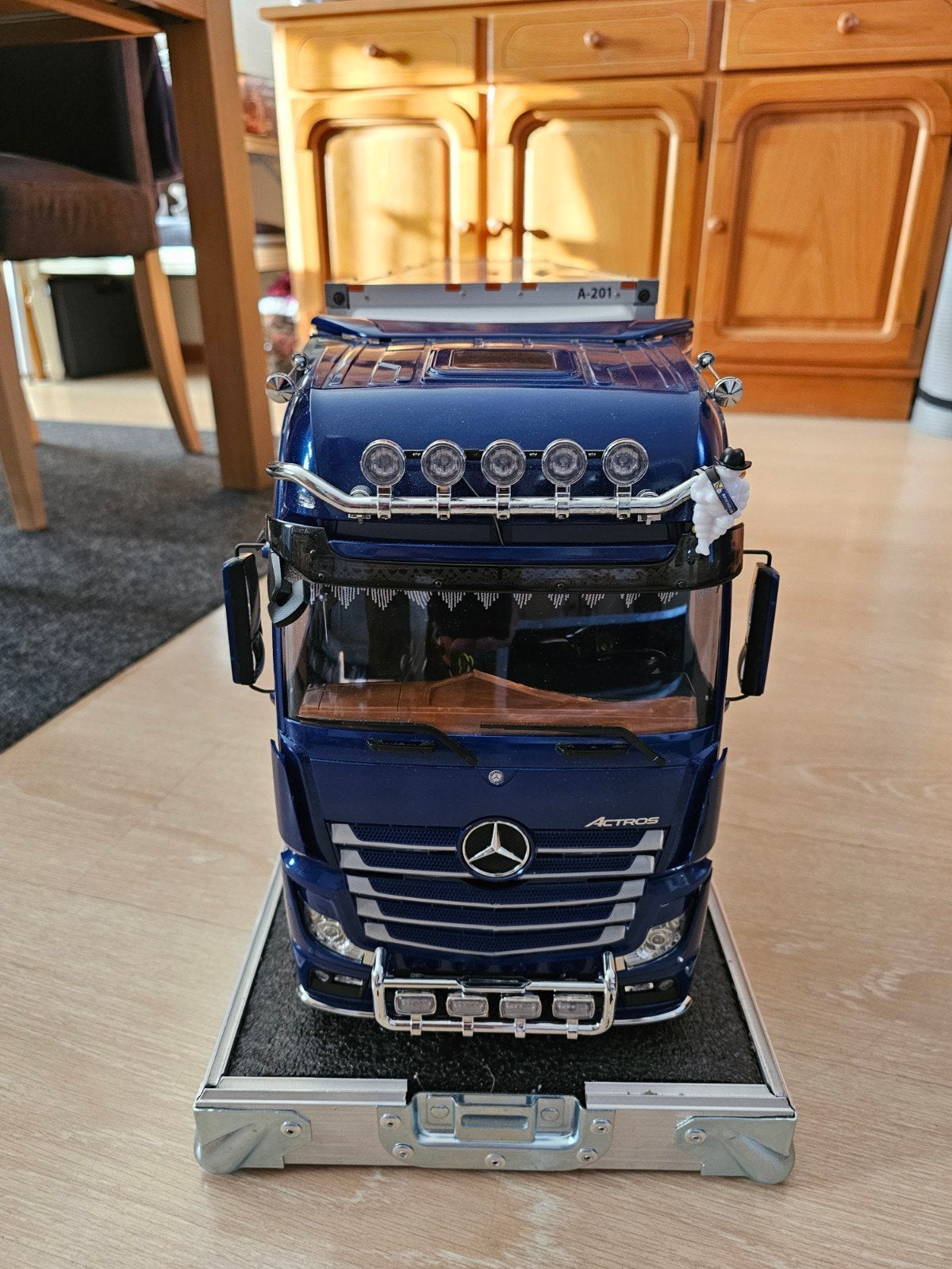 Tamiya RC Mercedes-Benz Actros 3363 6x4 Gigaspace pearl blue, Ophalen, Nieuw