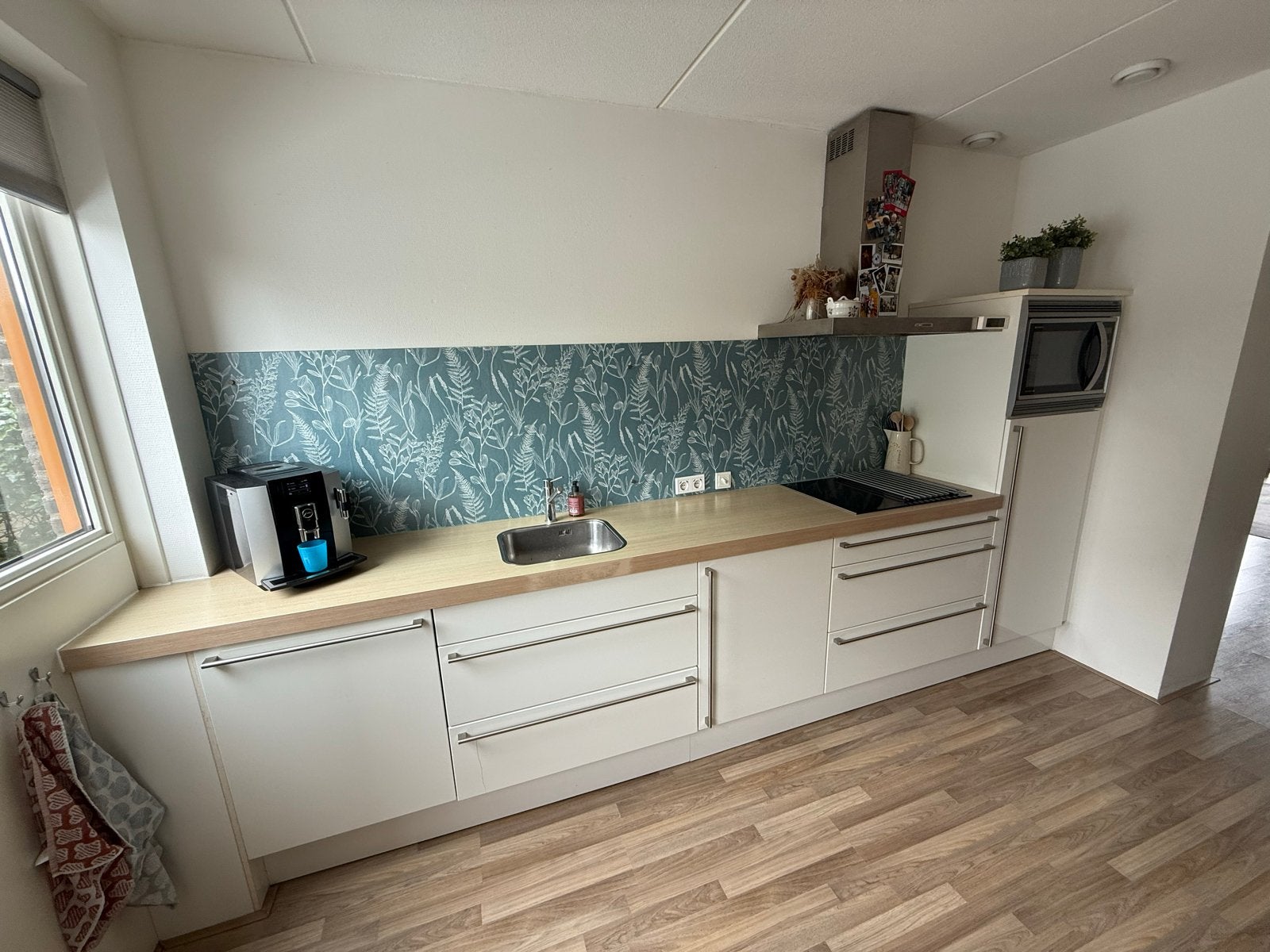 Hoogglans witte keuken, Ophalen, Gebruikt, Wit, Hoogglans of Gelakt