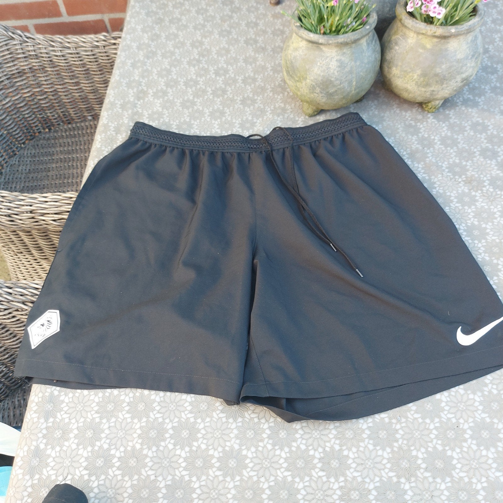 Nike knvb scheidsrechters broekje, Zwart, Nike, Maat 56/58 (XL), Ophalen of Verzenden