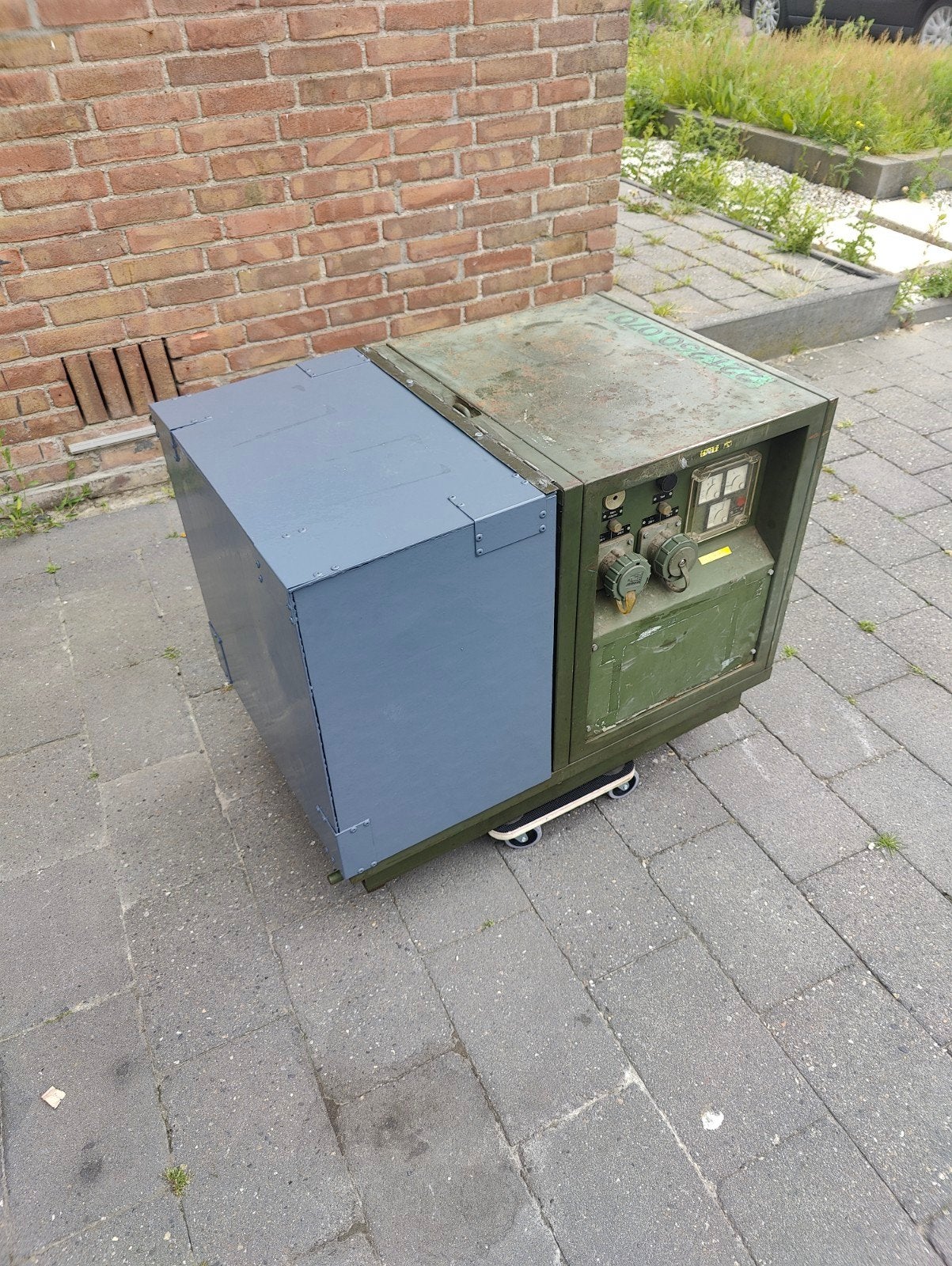 5 kva ex-defensie aggregaat, Honda GX340 benzine. Silent, Ophalen, Gebruikt