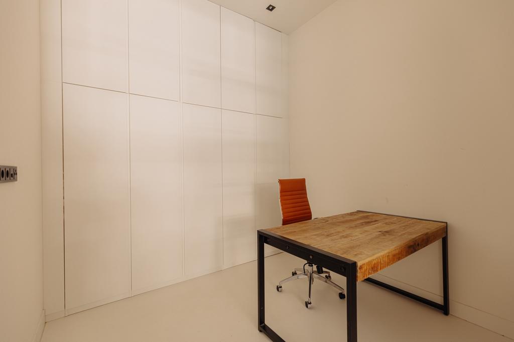 Industrieel bureau, Huis en Inrichting, Ophalen, Demontabel, Hout, Bruin