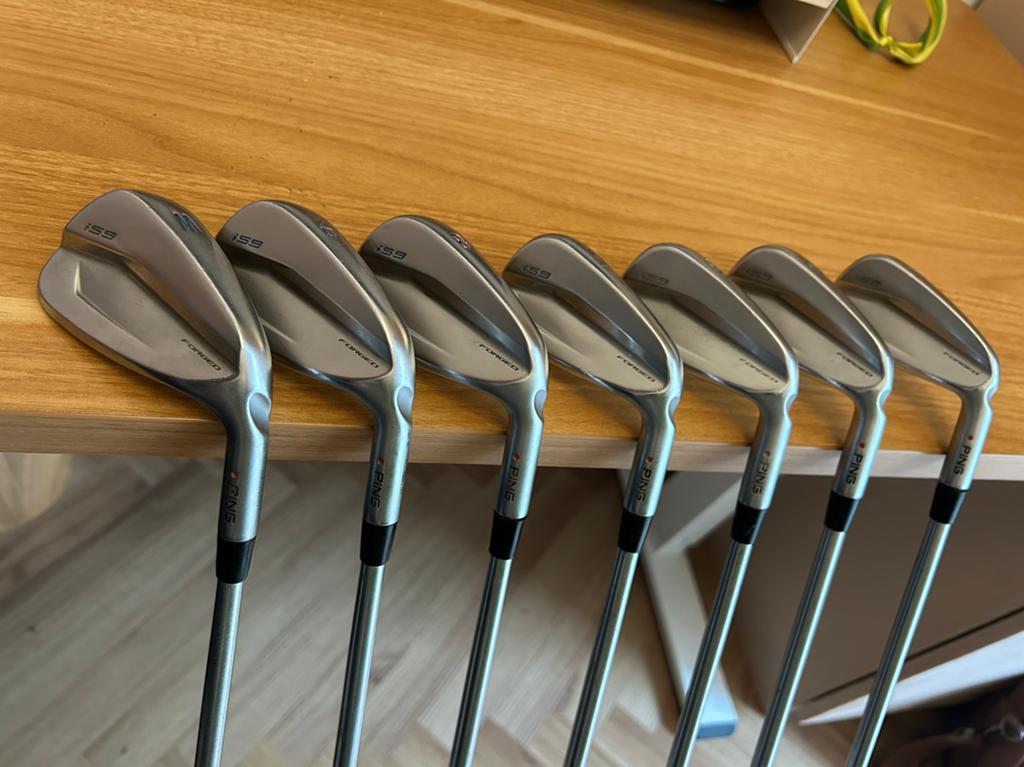Ping i59 ijzers 4 t/m P red dot, Ophalen of Verzenden, Gebruikt, Set, Ping