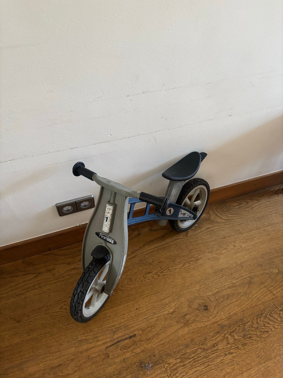 FirstBIKE Loopfiets - Blauw/Grijs, Ophalen, Gebruikt, Loopfiets
