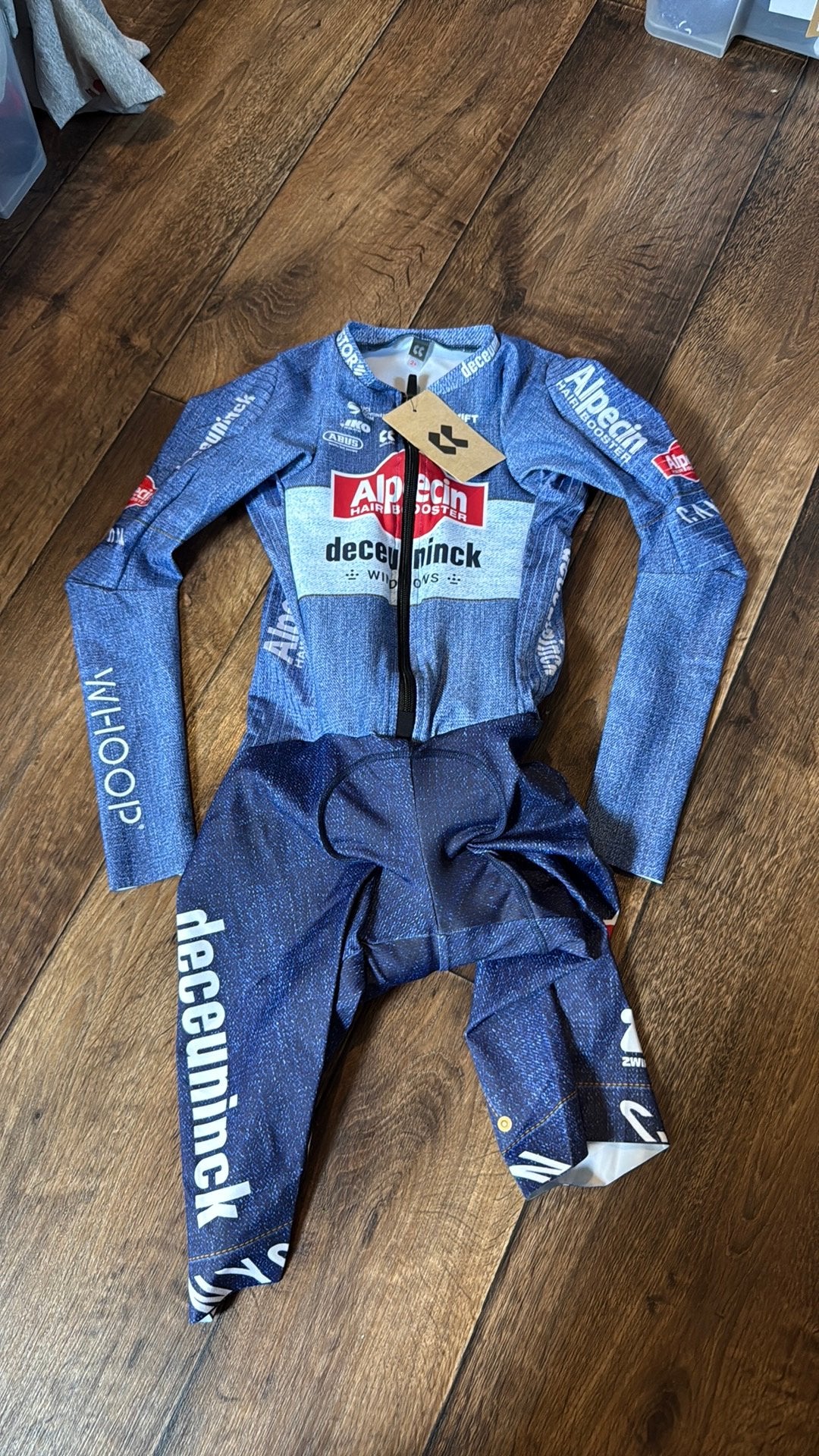 Alpecin Deceuninck aeropak maat S, Fietsen en Brommers, Fietsaccessoires | Fietskleding, S, N, Nieuw, Ophalen of Verzenden