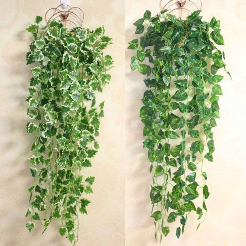 Kunst Klimop / Nep Plant Namaak Hangplant Tuin Decor Terras, Huis en Inrichting, Verzenden, Nieuw, Kunstplant, Groen